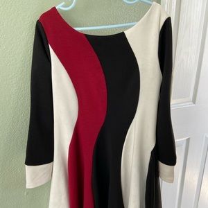 Color block dress